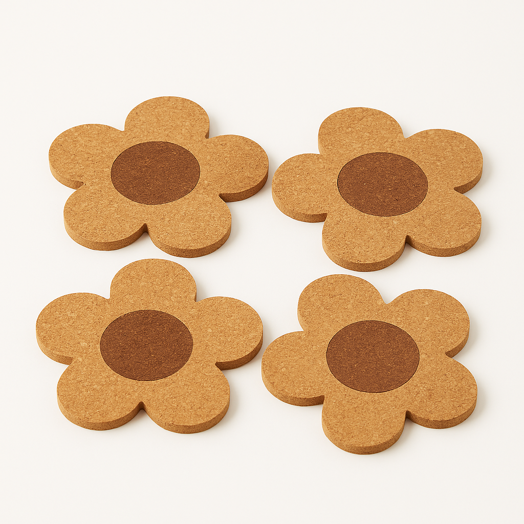 Daisy Cork Coaster