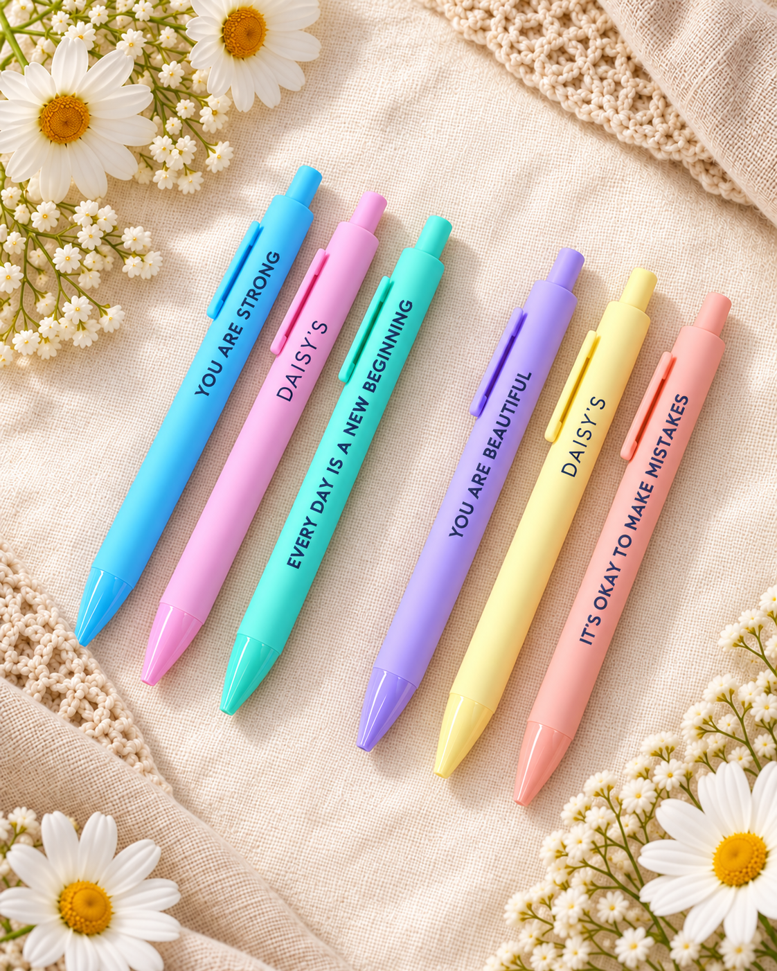 Bloom Pen Set-(Set of 6)