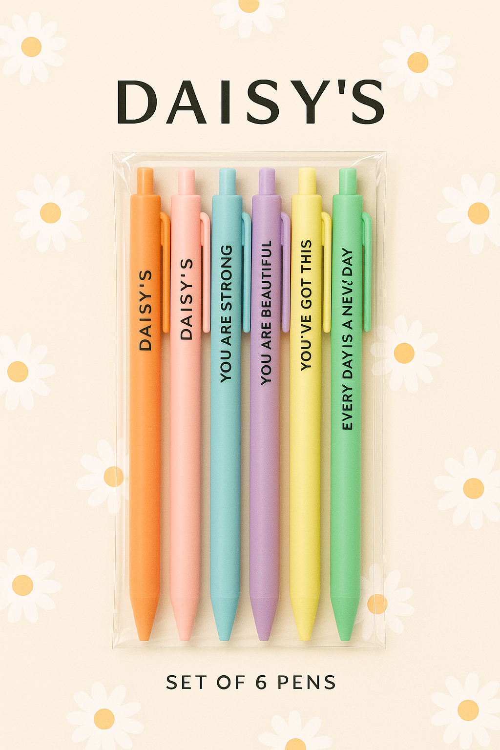 Bloom Pen Set-(Set of 6)