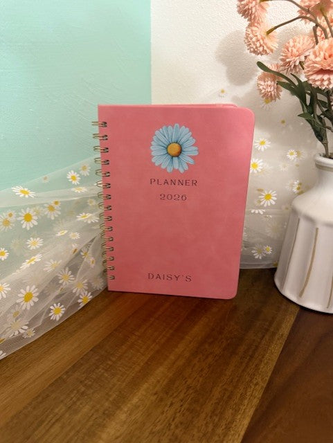Blue Daisy Planner 2026