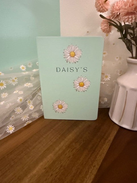 Mint Triple Daisy Notebook
