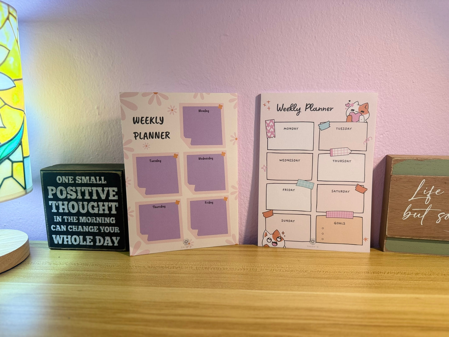 Weekly Planner Pad – Cozy Pets