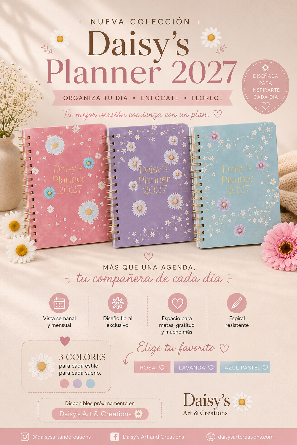 Daisy’s Planner 2027! 🌼