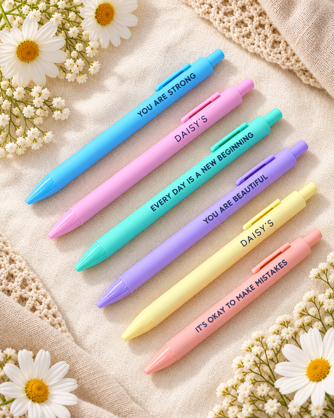 Bloom Pen Set-(Set of 6)