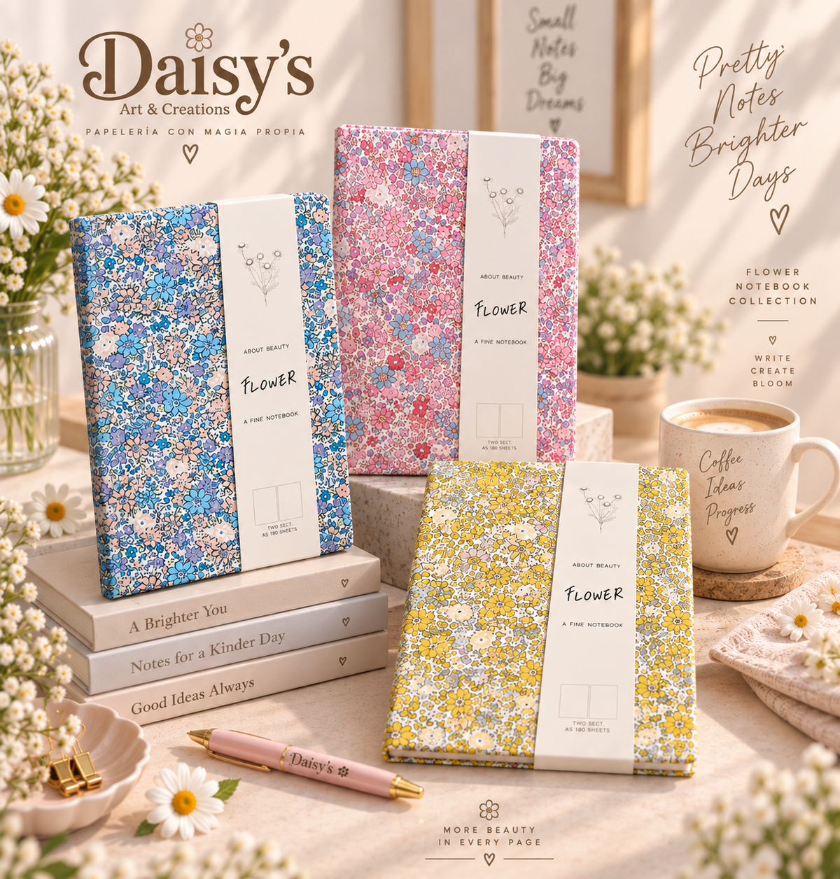 🌸 Wildflower Notes

Wildflower Notes – A5 Cloth Cover Notebook