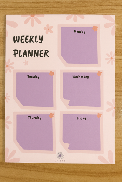 Daisy’s Planner Pads – Weekly & Daily Collection
