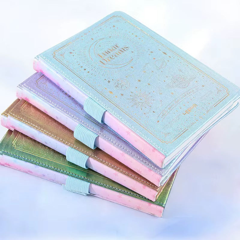 Lunar Dreams Holographic A5 Notebook 🌙✨