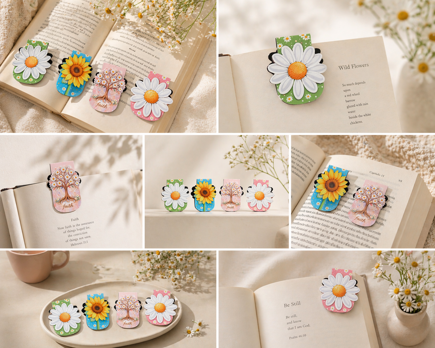 Daisy’s FloralBloom Bookmark