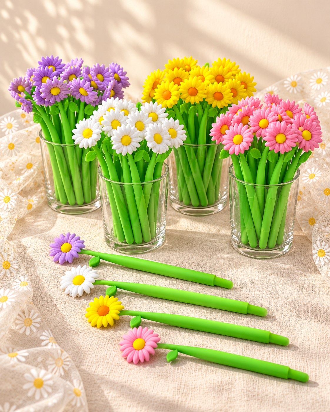 Our Bloom Pens come in a charming set of 4