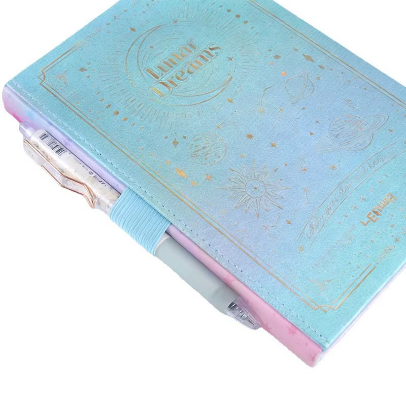 Lunar Dreams Holographic A5 Notebook 🌙✨