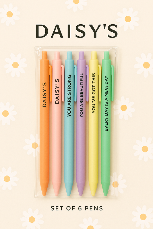 Bloom Pen Set-(Set of 6)