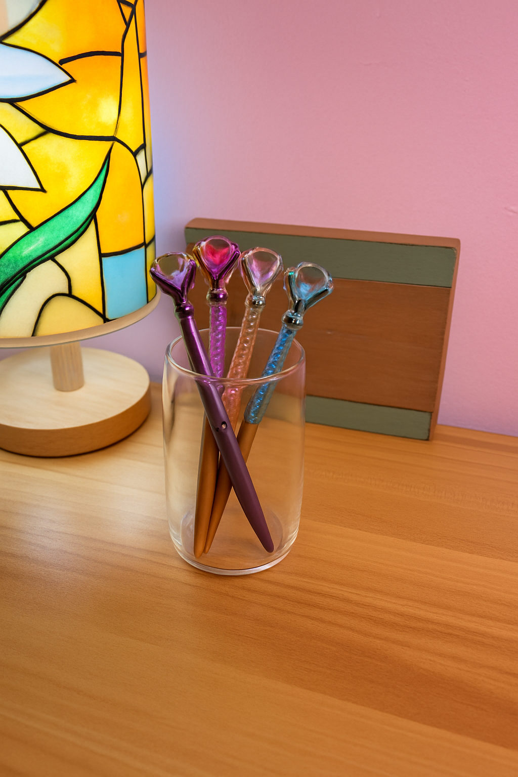 Crystal Glow Pen Collection-(4 set)