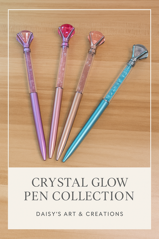 Crystal Glow Pen Collection-(4 set)