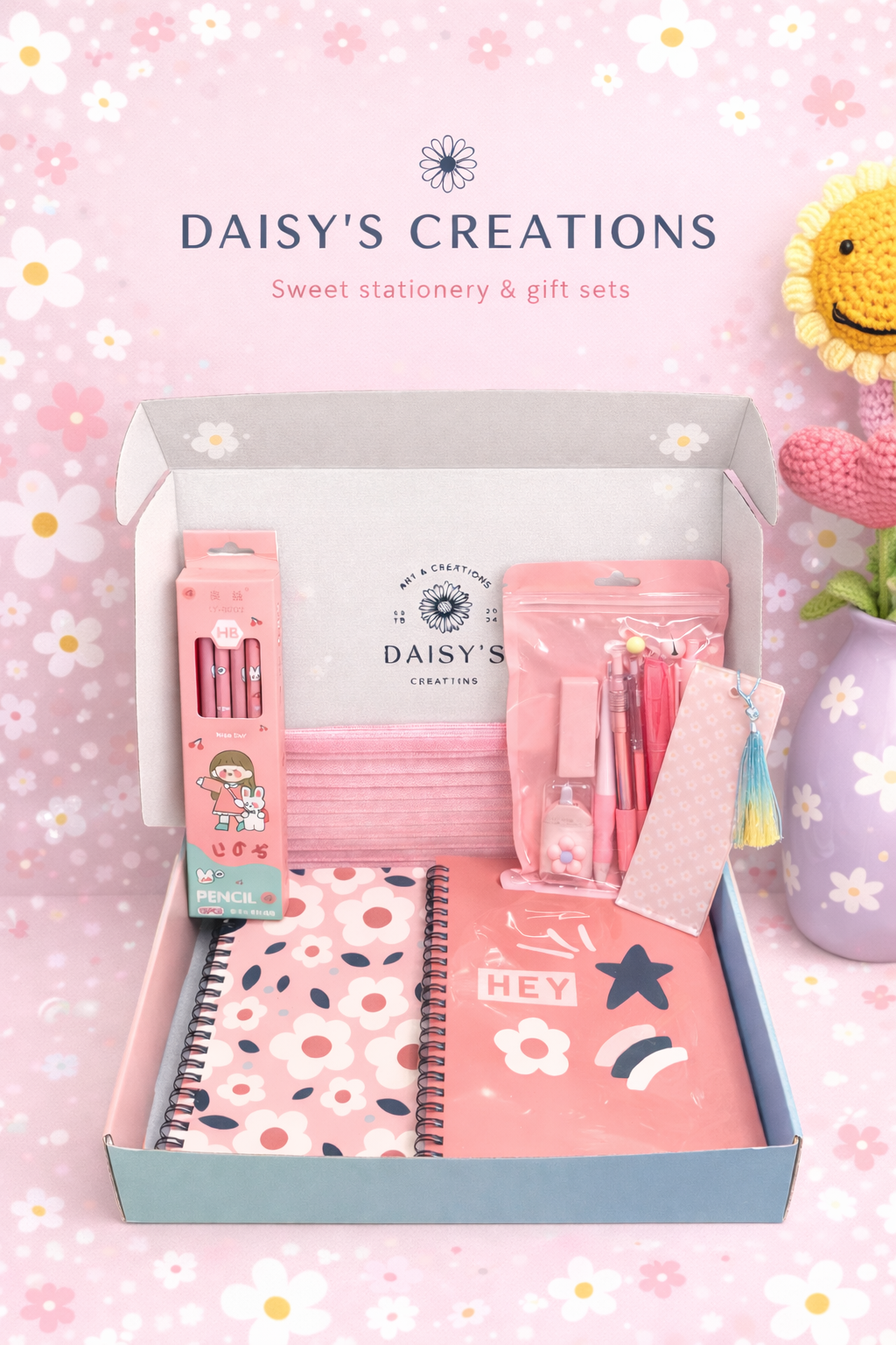 🌸 Daisy’s Stationery Gift Box 🌸