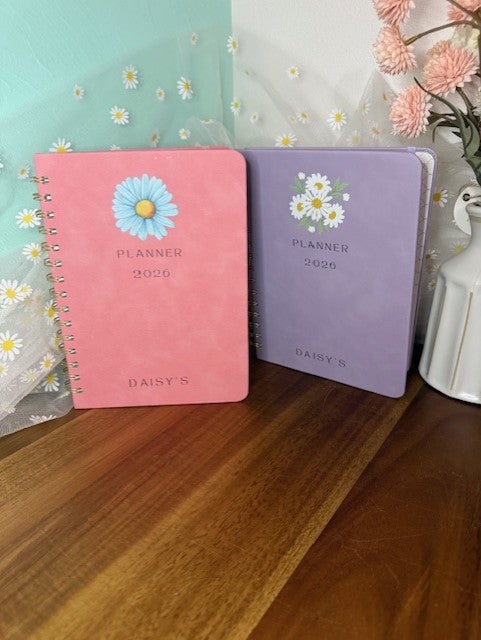 Blue Daisy Planner 2026